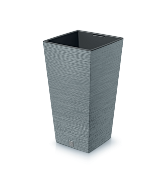 Blumentopf FURU SQUARE grau 24 x 45 cm