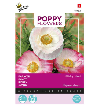 Samen - POPPY MOHN 'SHIRLEY MIX'