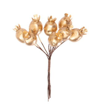 Weihnachtszweig MAGICHOME, Pfeile, Gold, 13 cm