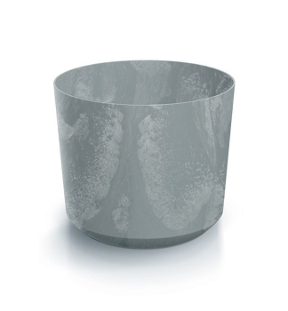 Blumentopf TUBO Beton Effect grau 19,9 x 17 cm