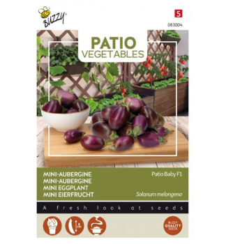 Samen - AUBERGINE 'PATIO BABY F1'