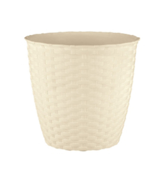 Blumentopf Rattan CREME 24 cm