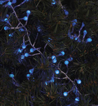 LED-Weihnachtskette, 2,4 m, blau, 288 LEDs, Timer